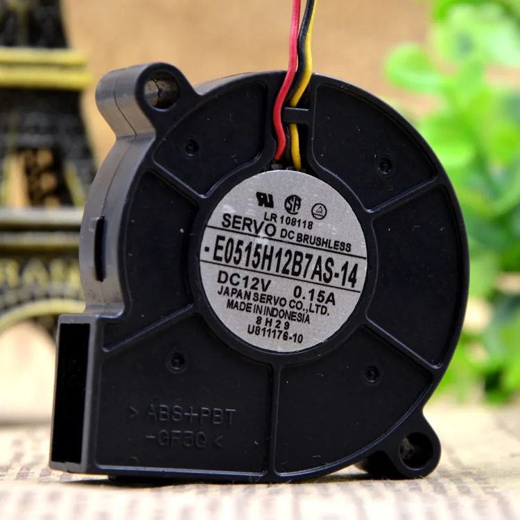 Новый оригинальный проекционный вентилятор 5015 E0515H12B7AS 14 12V 0.15A|projector fan|fan 5015fan 12v |