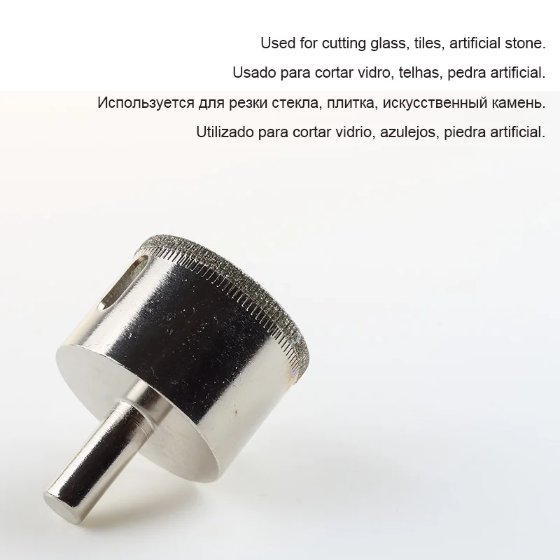 3 шт. 65 мм 2.559in Стекло кольцевая пила Плитка Кирпичный бурения электроинструмент