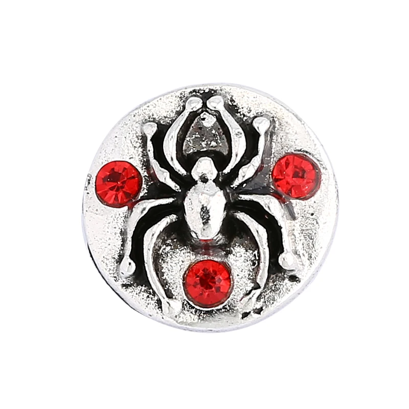 10pcs/lot Spider 12MM Snap Jewelry Mini Metal Buttons fit 12mm Bracelet Bangle Earrings Necklaces | Украшения и аксессуары