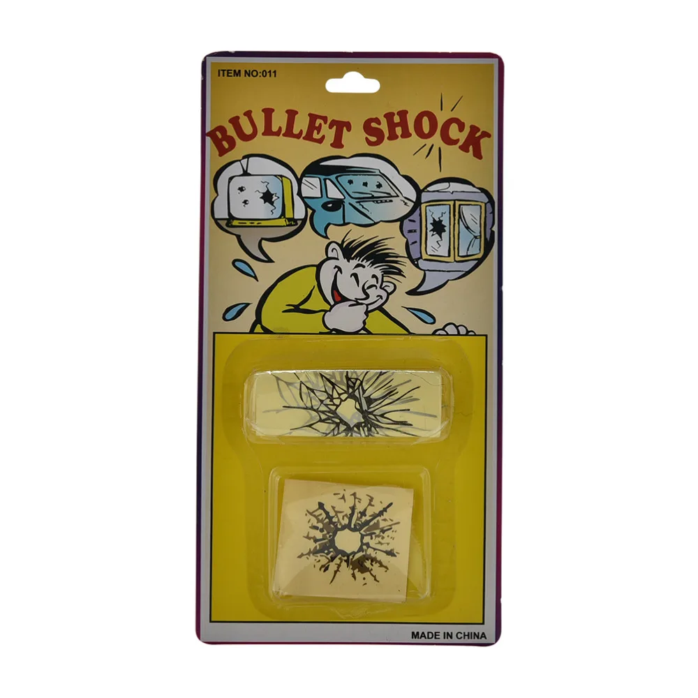 3 шт./лот забавные гайки трюк игрушка пуля отверстие наклейки забавная Апрельская
