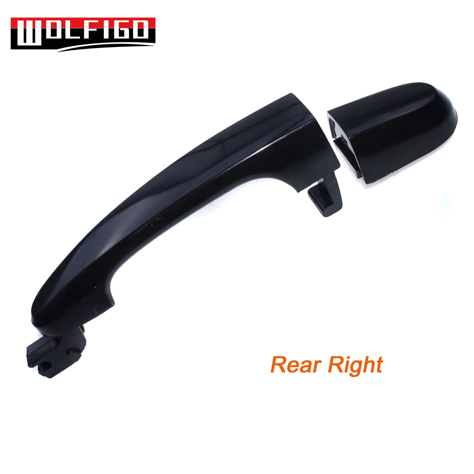 Rear Right WOLFIGO Новые 1 шт/2 шт/4 шт наружные дверные ручки передний задний левый правый для Kia Sportage 2005-2010 82651-1F000, 82661-1F000 - Цвет: Rear Right