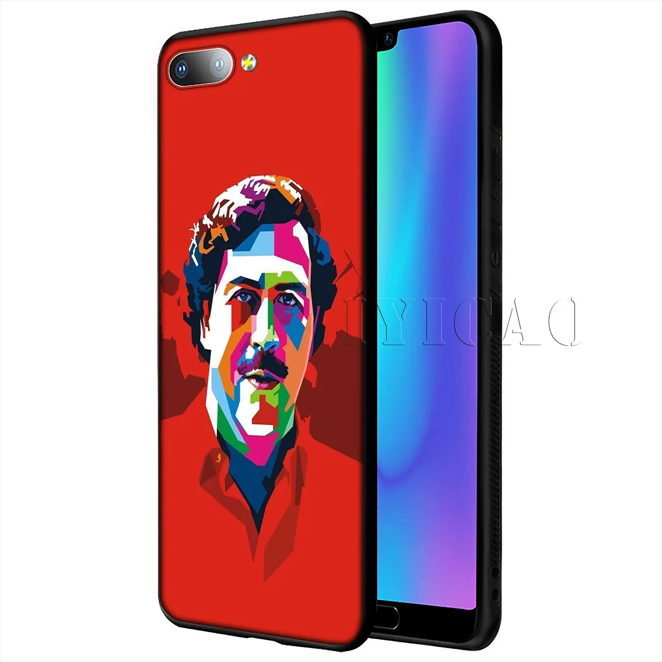 IYICAO Pablo Escobar Lovely Soft Silicone Phone Case for Huawei Y9 Y7 Y6 Prime 2019 Honor 20 8C 8X 8 9 9X 10 Lite 7C 7X 7A Pro |