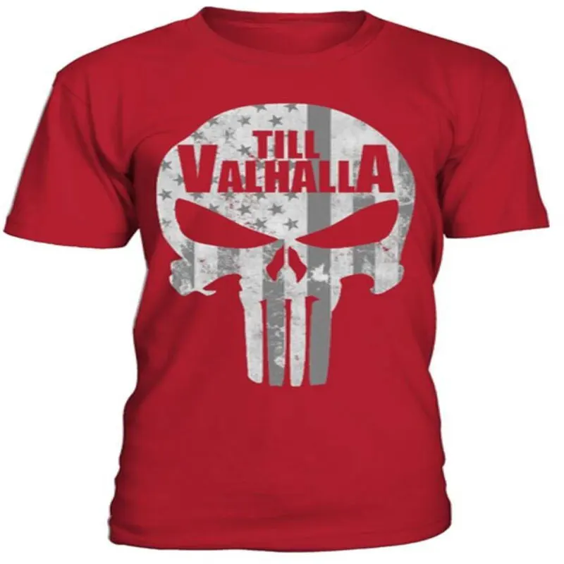 Модная футболка с круглым вырезом Викинг-до VALHALLA Для мужчин летняя короткими