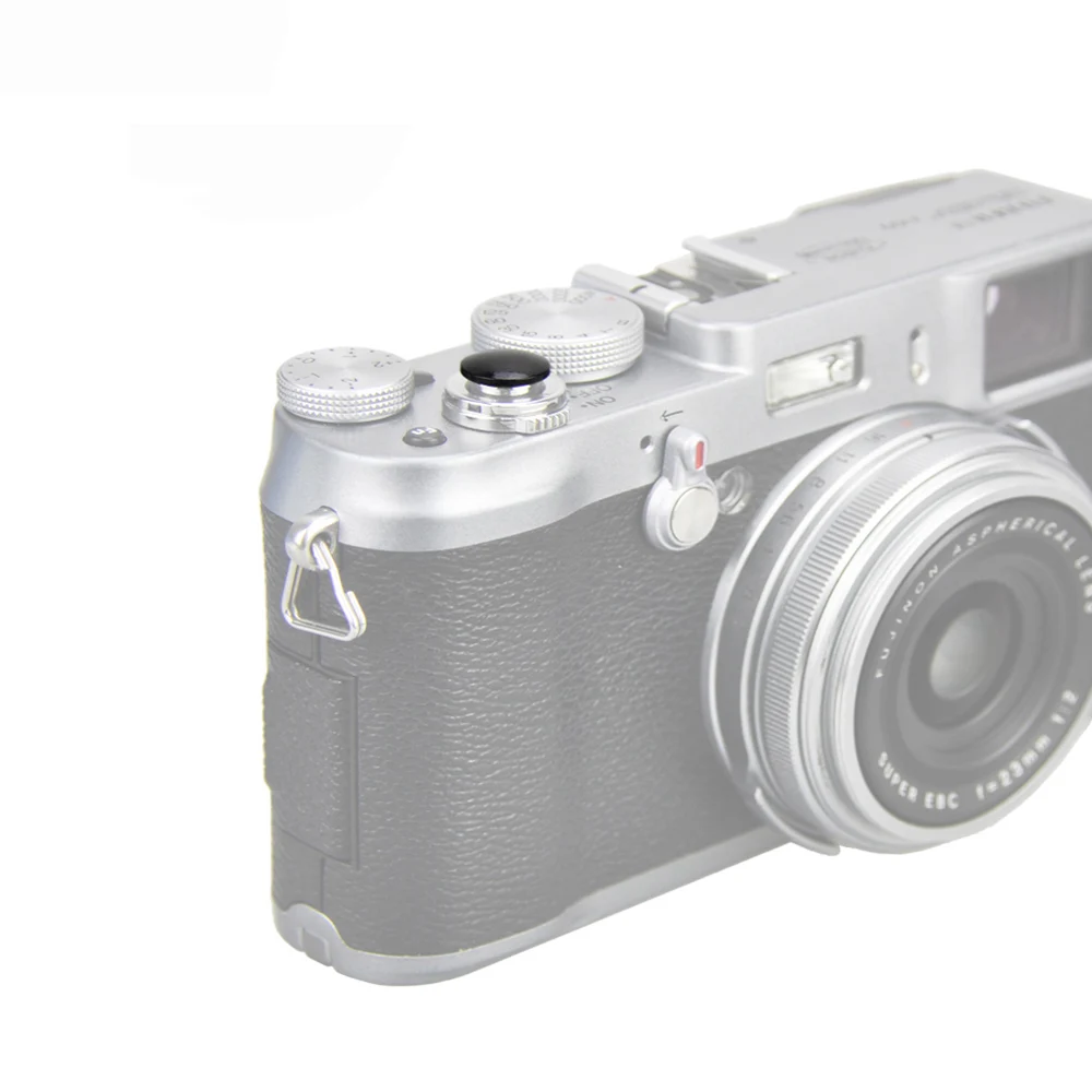 LXH металлическая выпуклая камера Мягкая кнопка спуска затвора для Fujifilm Fuji XT20 X100F X-T2 X100T X-T10 X20 XPRO-1 с резиновым кольцом