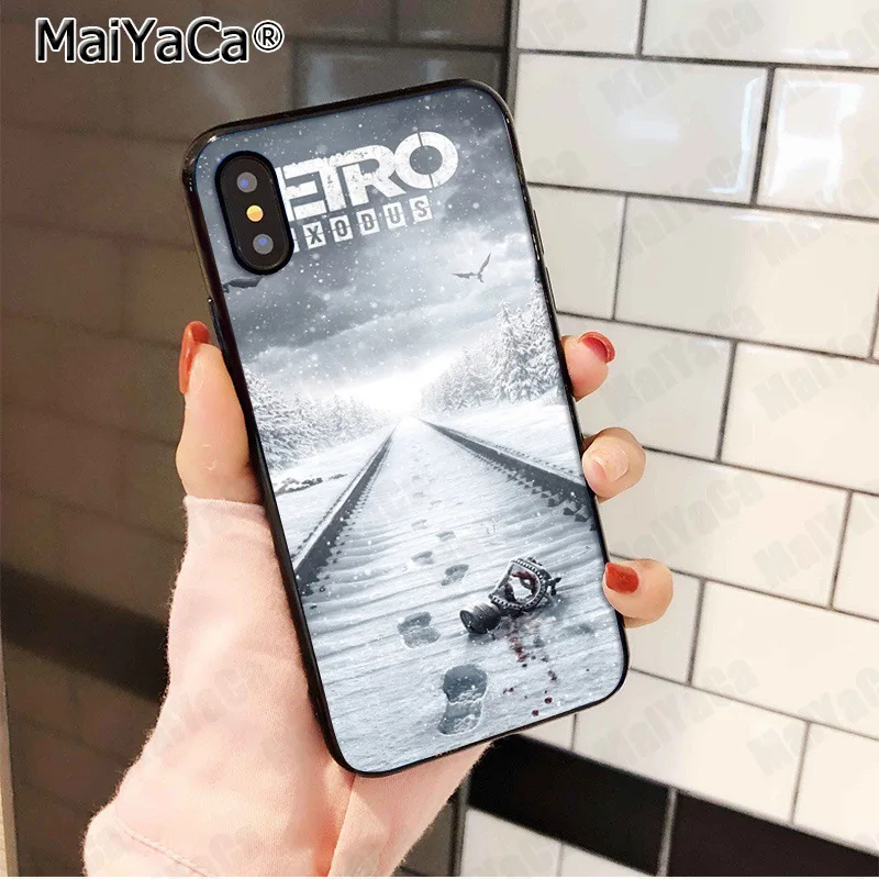 Ультратонкий чехол для телефона MaiYaCa Game Metro 2033 с мультяшным рисунком Apple iphone 11 pro 8 7