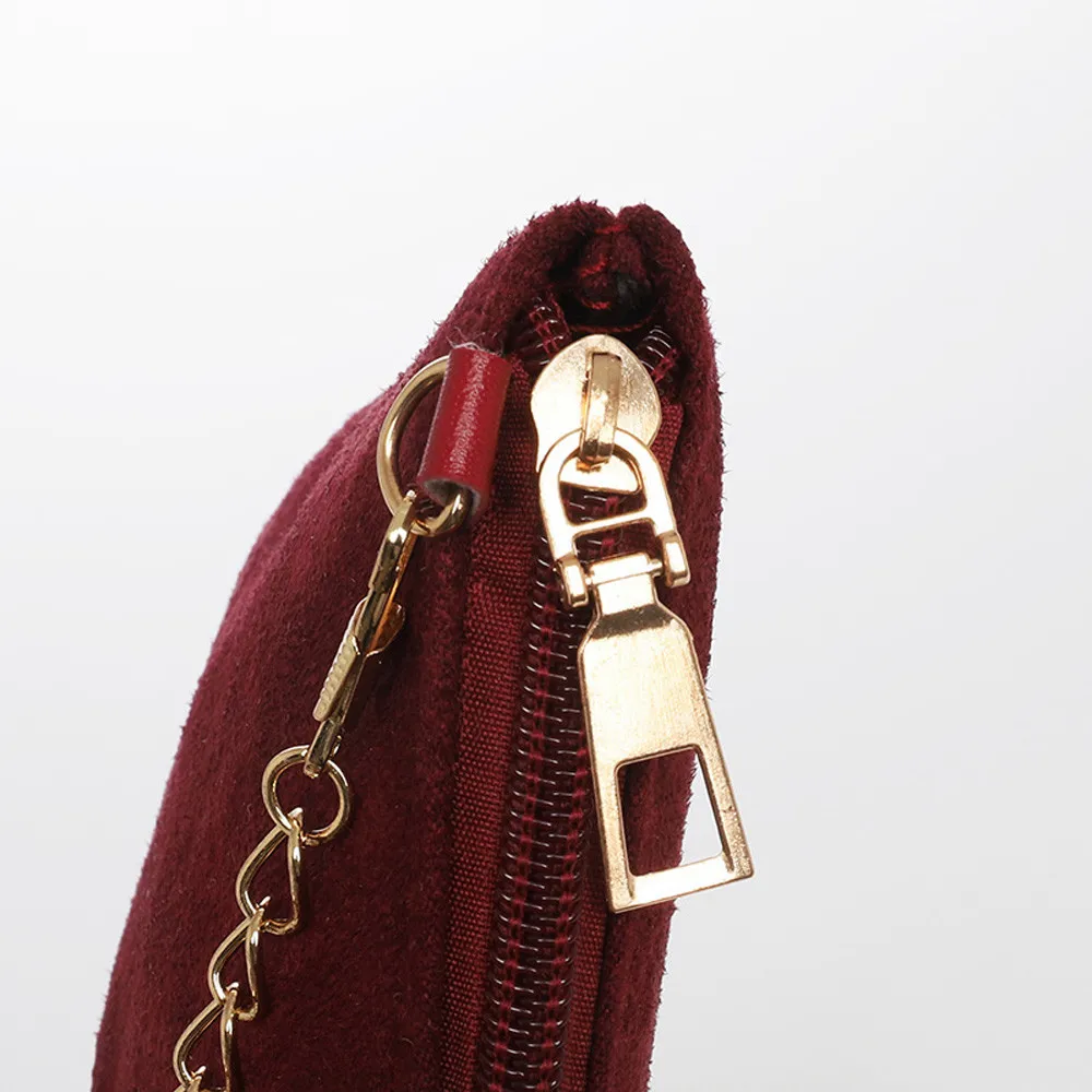 Женская однотонная Замшевая сумка через плечо с помпоном клатч на высокого