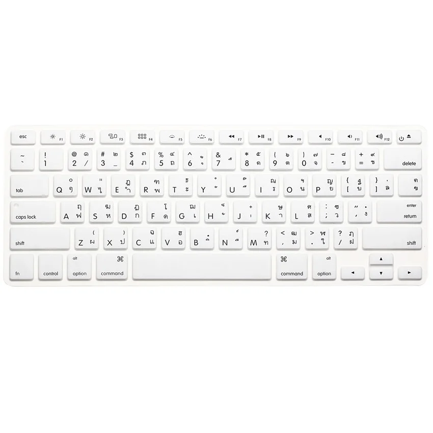Силиконовый чехол для клавиатуры ноутбука Macbook Air Pro Retina 13 15 10 шт. защитная пленка
