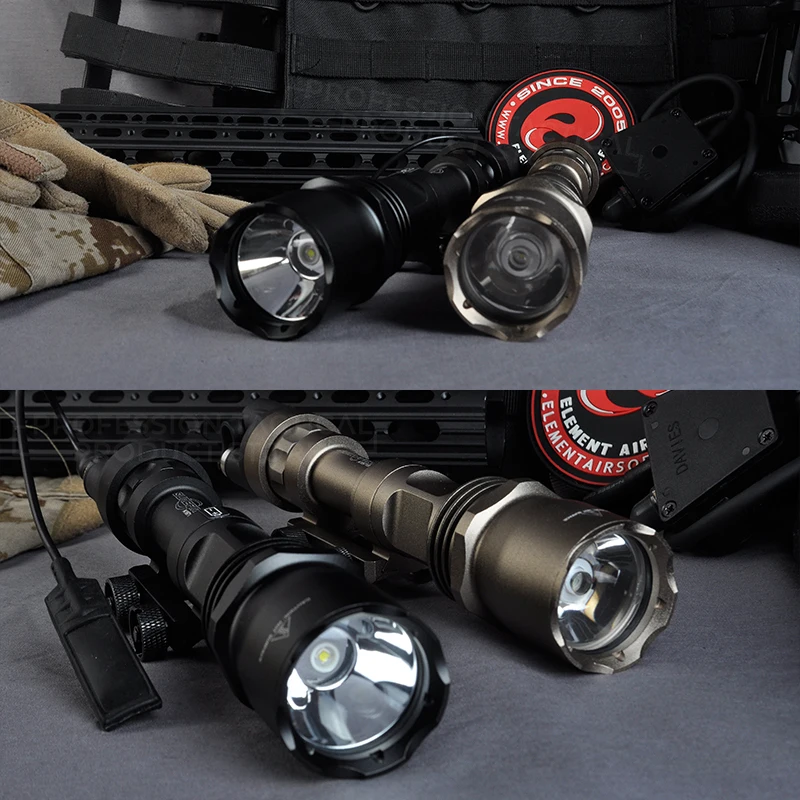 Element Airsoft тактический фонарь вспышка светильник Surefir M952V CREE Q5 винтовка Фонари для