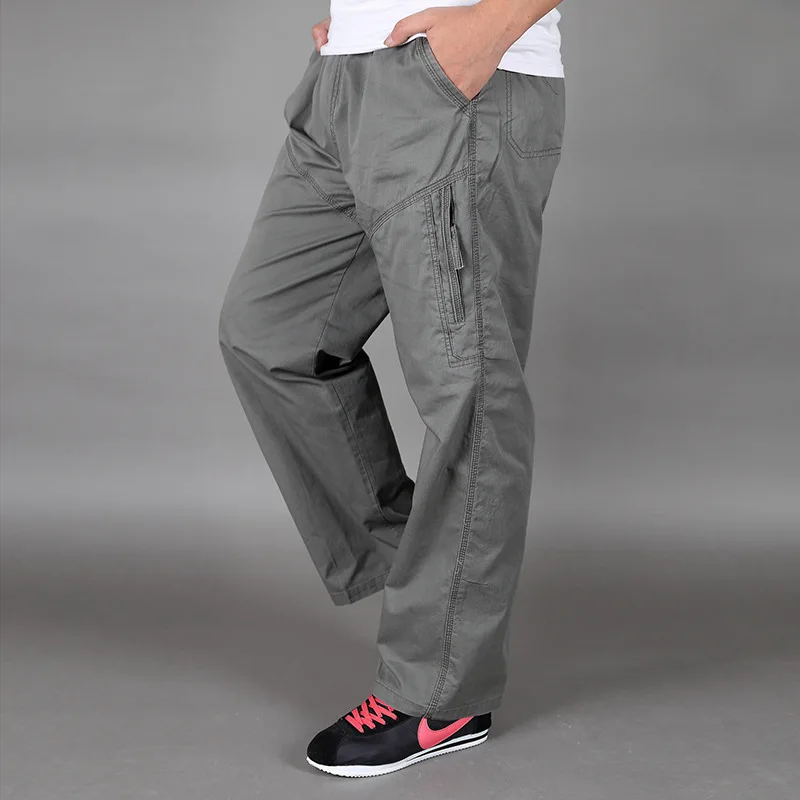 Большие размеры повседневные мужские штаны для бега 2018 летние свободные широкие