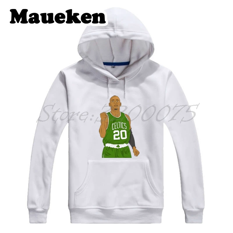 Мужские толстовки с капюшоном Legend #20 34 Walter Ray Allen Jr. В отставке 4 команды 2 чемпионов
