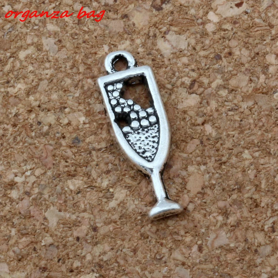 

MIC 300pcs Zinc Alloy Single-sided Cup Charms pendants DIY Jewelry 6.5x20mm A-132