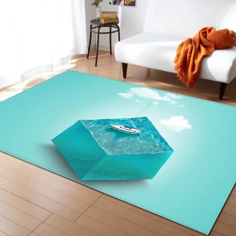 3D Красочные Мягкие простые Стильные ковры для гостиной, спальни, мягкие ковры, домашний пол, ковер для спальни, украшение для гостиной, для детей - Цвет: 5