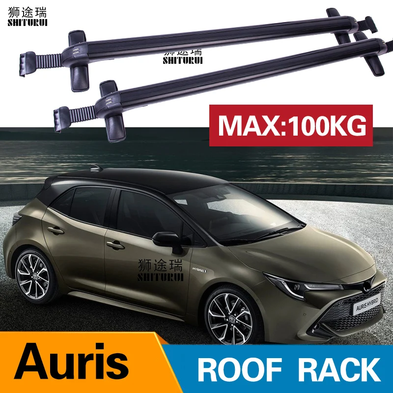 2 шт. крыши для TOYOTA Auris SCION iM хэтчбек 2013+ алюминиевый сплав Боковые стержни поперечные рельсы Багажник на крыше