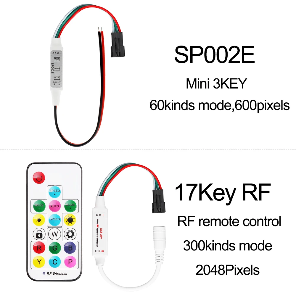 5-24V Bluetooth WiFI music Controller RF mini pixel controller APP control For WS2811 WS2812B IC LED Pixel Strip 5050 RGB |