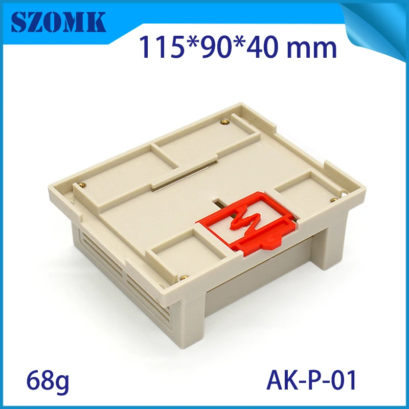 1 шт корпуса для электроники 115*90*40 мм abs Корпус для электроники din-рейка распределительный Корпус чехол настенный зажим