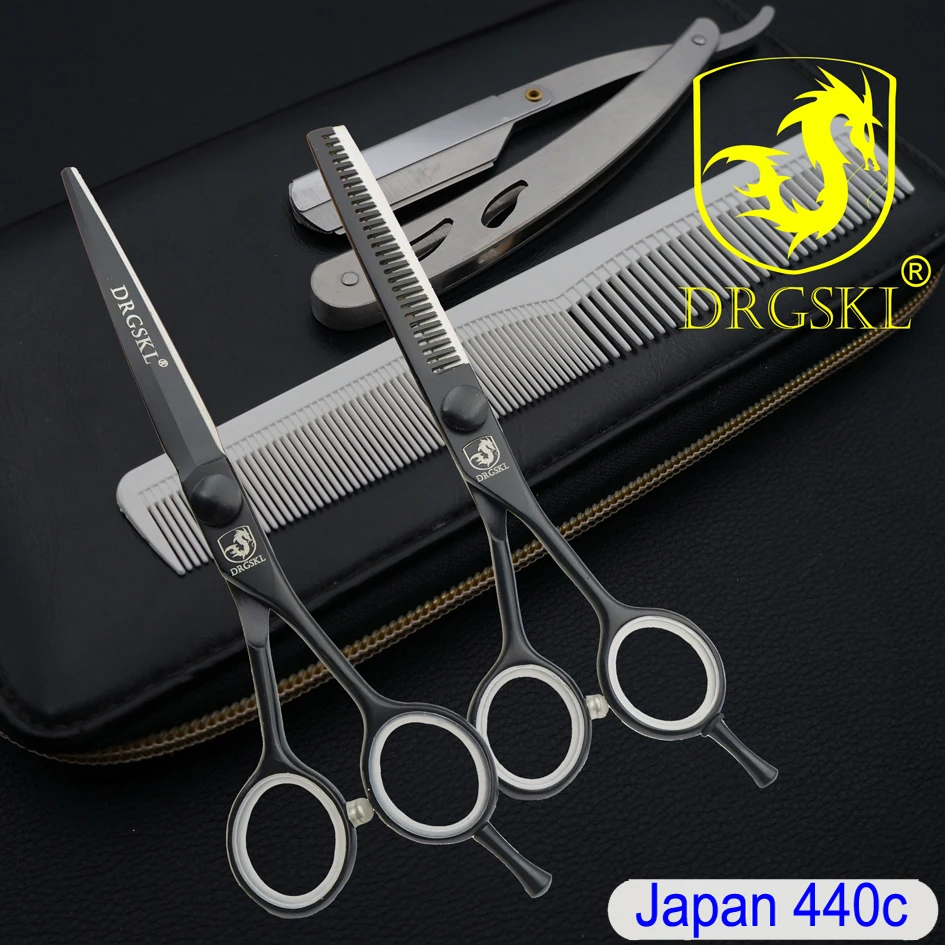 DRGSKL Новые горячие Парикмахерские ножницы высокого качества 440C 5 75 дюймов