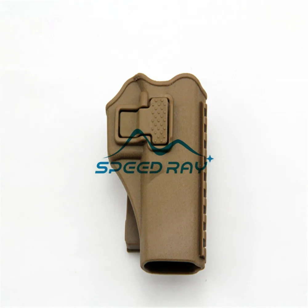Тактическая кобура, новая версия, быстро нарисованная ножная кобура для glock 17 18 19 23 - Цвет: waist Tan