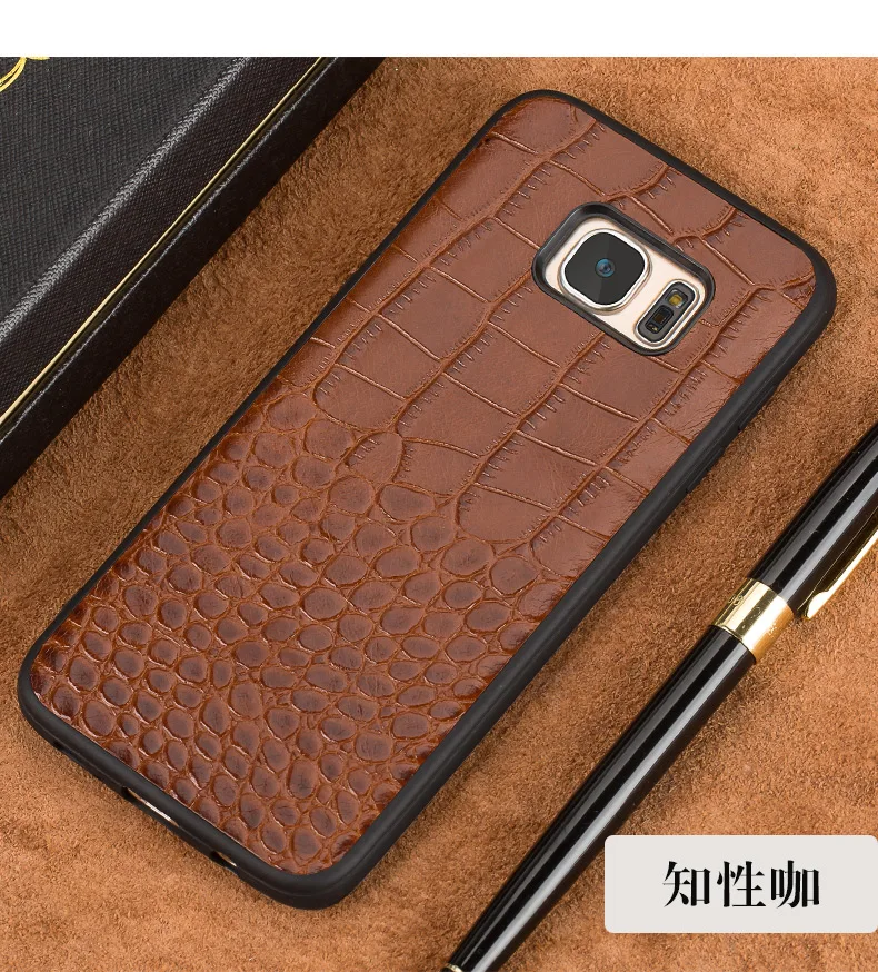 Чехол из натуральной кожи для Samsung Galaxy S7 G9300 задняя крышка мобильного телефона Edge