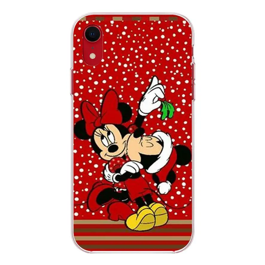 OUTMIX Рождество Микки Минни чехол для телефона iPhone 6s 6 plus 7 8 5 5S SE XR XS