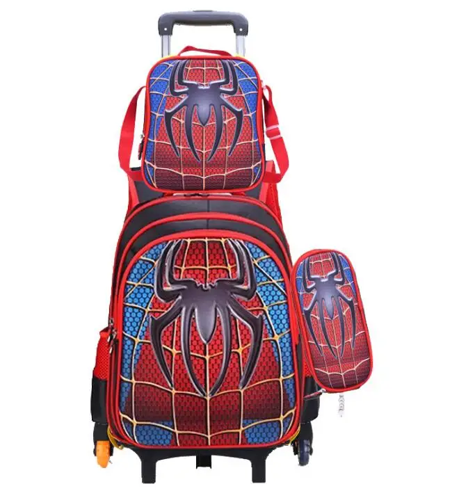 Детские школьные сумки wenjie brother Mochilas с колесиками для мальчиков и девочек, рюкзак Mochila Infantil Bolsas - Цвет: 6