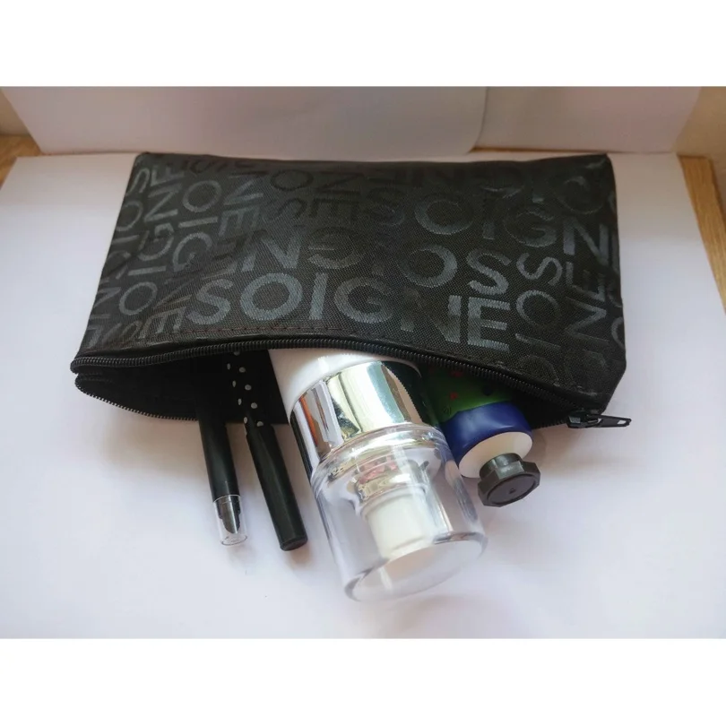 Женская Корейская косметичка маленькая с буквами дорожпосылка сумка для