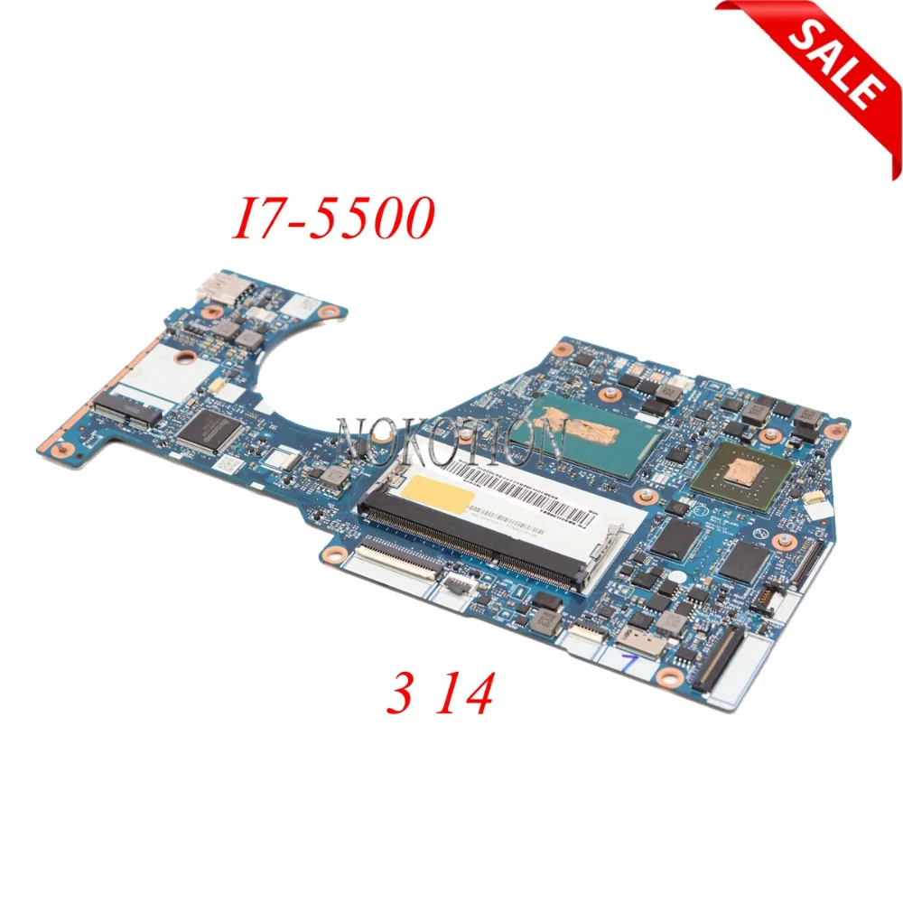 NOKOTION материнская плата для ноутбука Lenovo Yoga 3 14 BTUU1 NM A381 I7 5500 CPU DDR3L 940M 2GB основная
