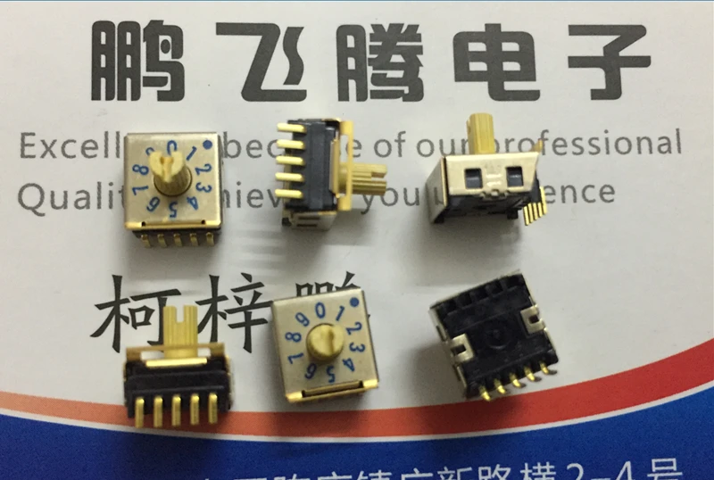 

Оригинальный новый 100% SMRR8010C-1 0-9 10-битный поворотный переключатель кодирования 5-контактный положительный код