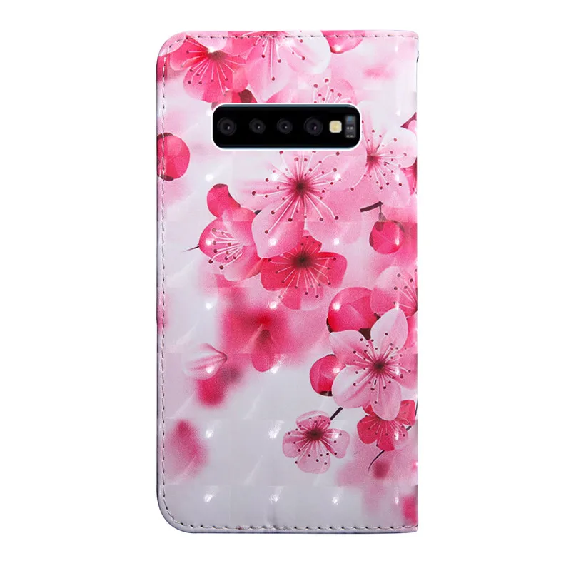 Кожаный чехол S10 для Samsung Galaxy Plus S10E S7 Edge S8 S9 3D бумажник флип магнитные