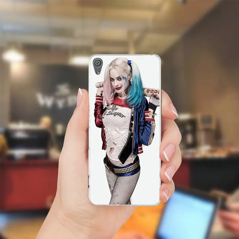 Горячие Харли Квинн искусство Dc комиксов для sony Xperia Z Z1 Z2 Z3 Z4 Z5 компактный Премиум