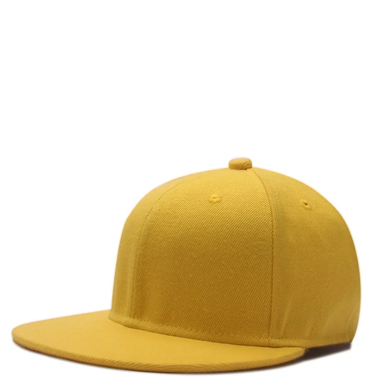 adult yellow Бейсболка для взрослых и детей, высокое качество, полиэстер, одноцветная бейсболка для мужчин и женщин, логотип на заказ, простая бейсболка - Цвет: adult yellow