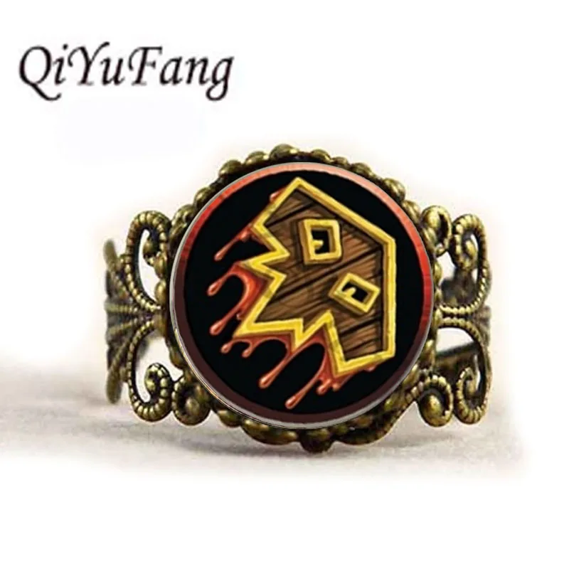 Кулоны QuYiFang World of Warcraft новые модные стеклянные купольные кольца с символикой