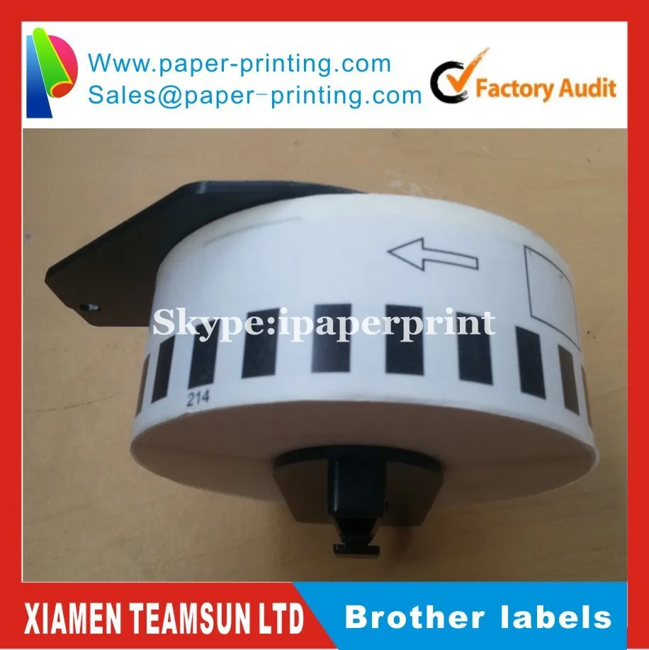 6x Rolls Brother Совместимые Этикетки dk 22214 прямые метки|brother label|tag tagtag lines |