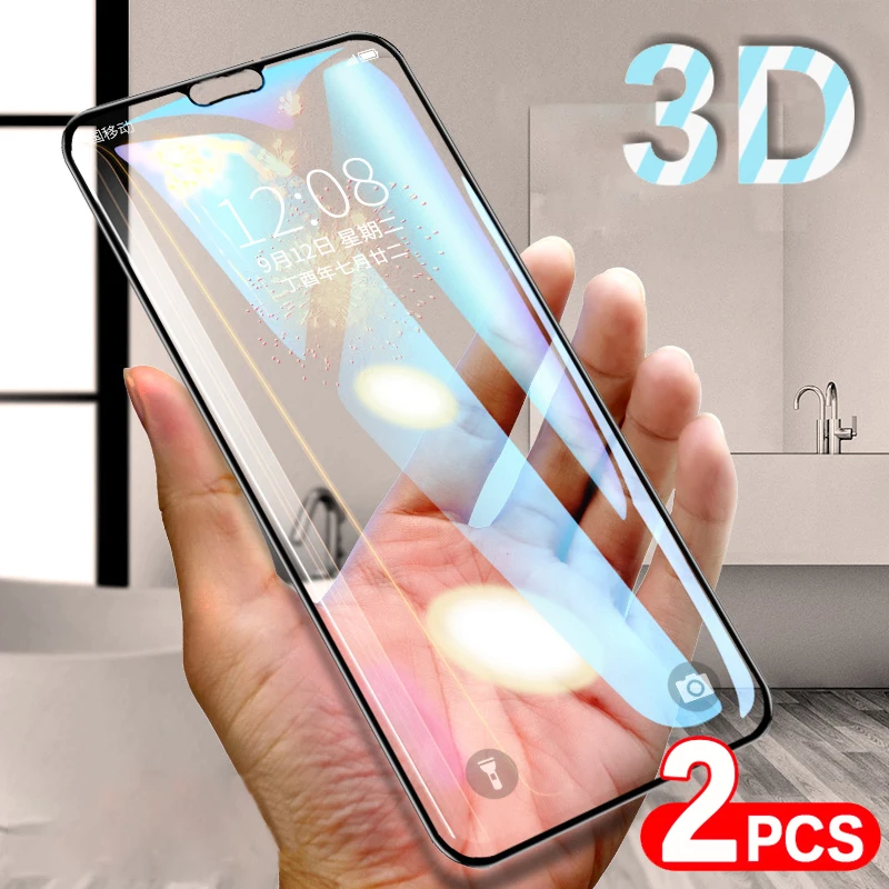2 шт. 3D стекло для Huawei Honor 8X защита экрана Защитное закаленное на Honer Honor8 8X64 Гб 128 ГБ |