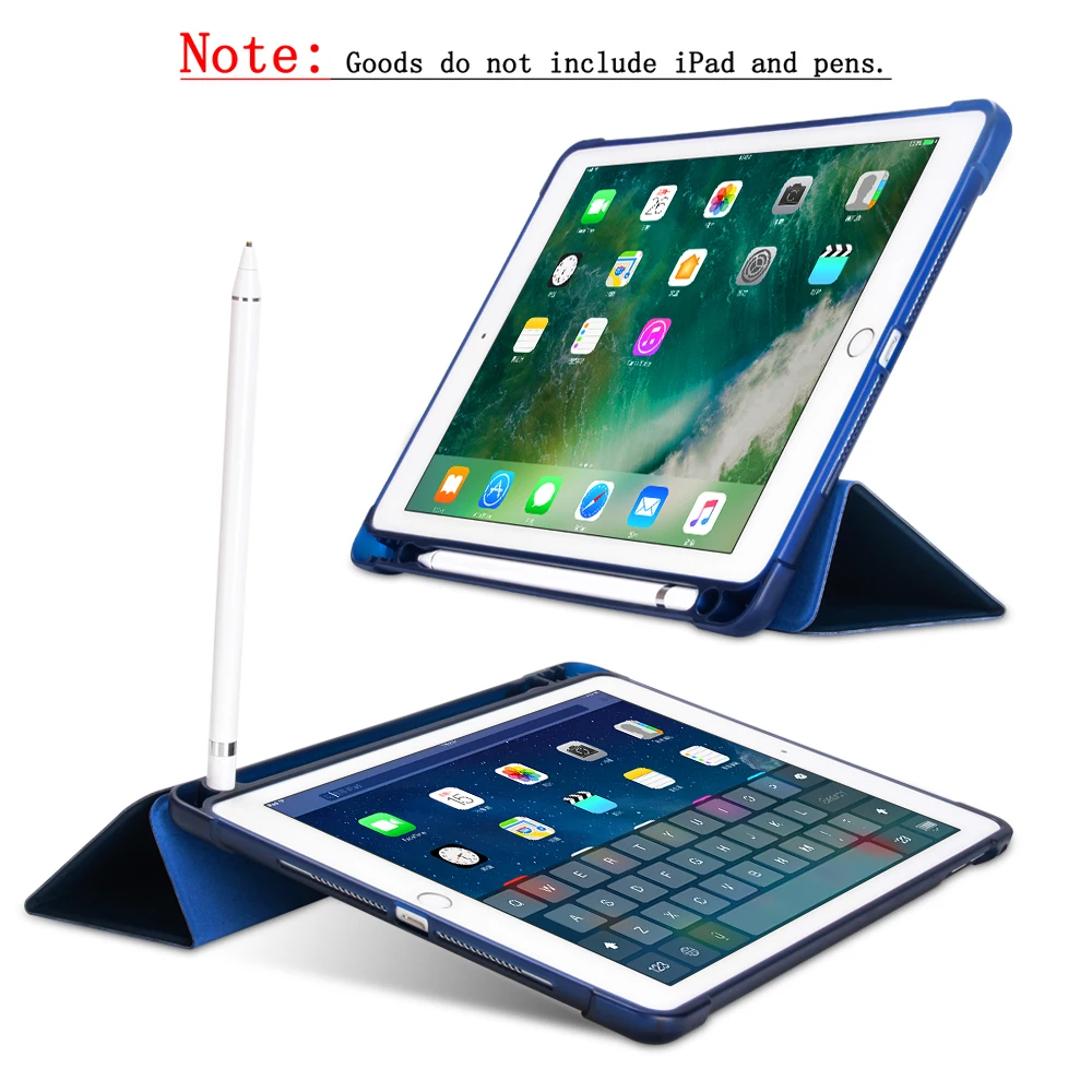 Чехол для iPad 9 7 дюйма 2017/2018 YRSKV новый силиконовый защитный чехол планшета из ТПУ
