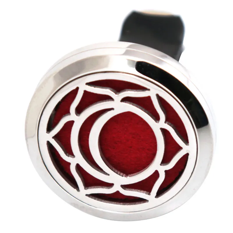 New Design Moon 30mm Diffuser 316 Stainless Steel Car Aroma Locket Essential Oil Free 10Pcs Pads | Украшения и аксессуары