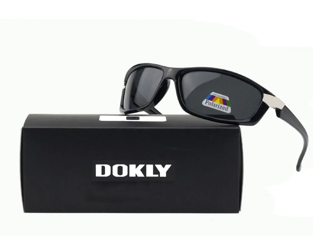2019 Новое поступление Мужские поляризационные солнцезащитные очки Dokly высокое