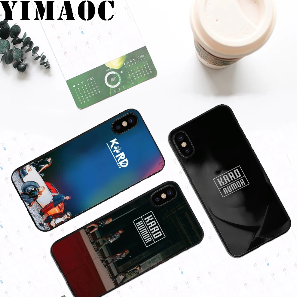 YIMAOC Kard Bands Wanna One Мягкий силиконовый чехол для iPhone 11 Pro Xr Xs Max X или 10 8 7 6 6S Plus 5 5S SE -