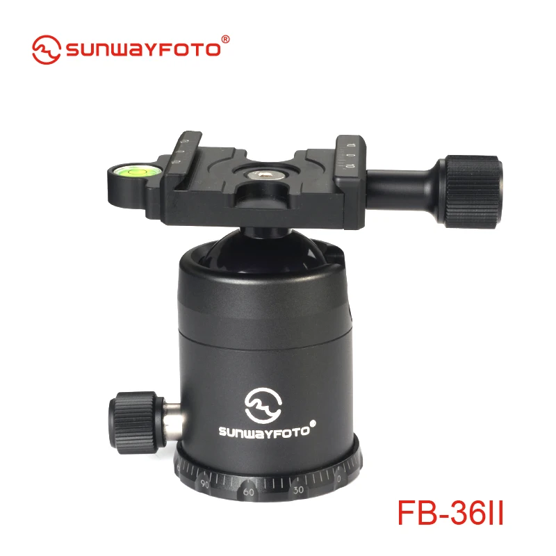 SUNWAYFOTO FB-36II Штативная головка для DSLR камеры Tripode Ballhead Профессиональный алюминиевый монопод панорамный штатив шаровая Головка