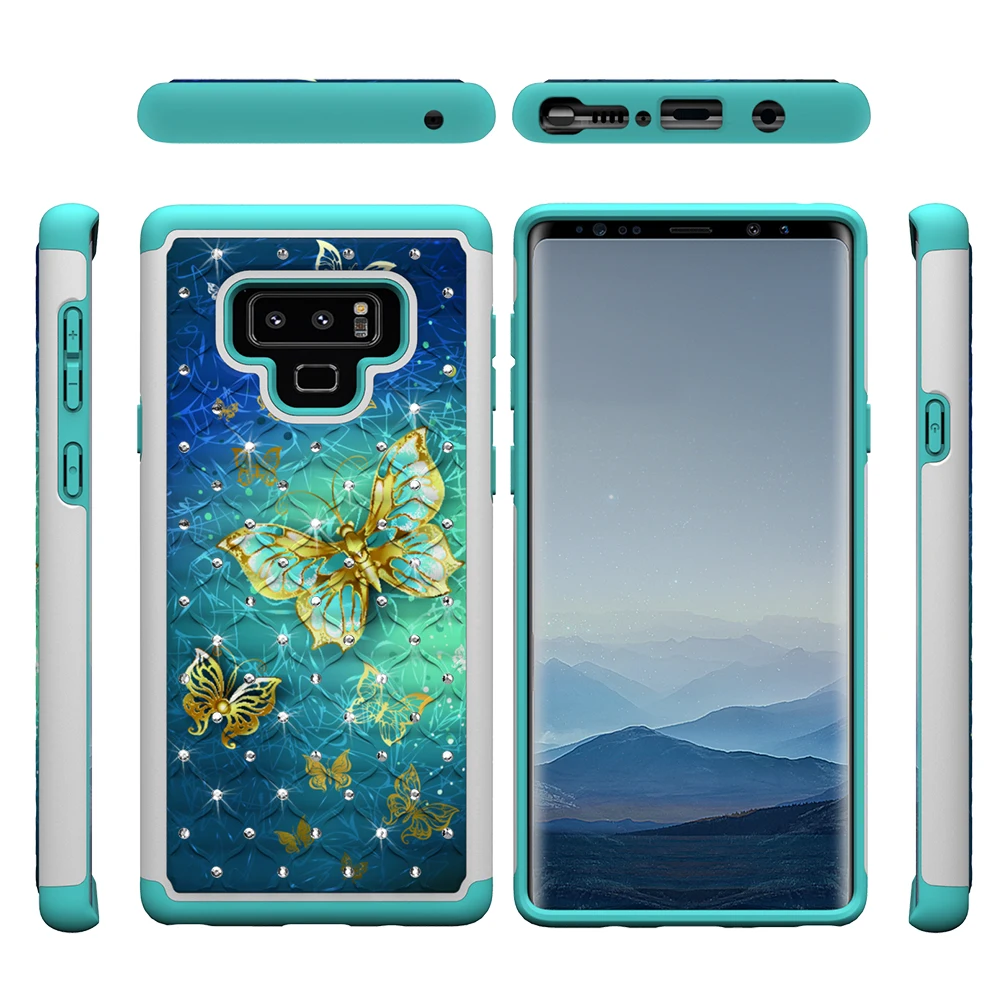 Shockproof Phone Case For Samsung Galaxy note 9 S8 Plus s9 plus 2in1 TPU Silicone Cover for j3 j7 2017 2018 Cases |