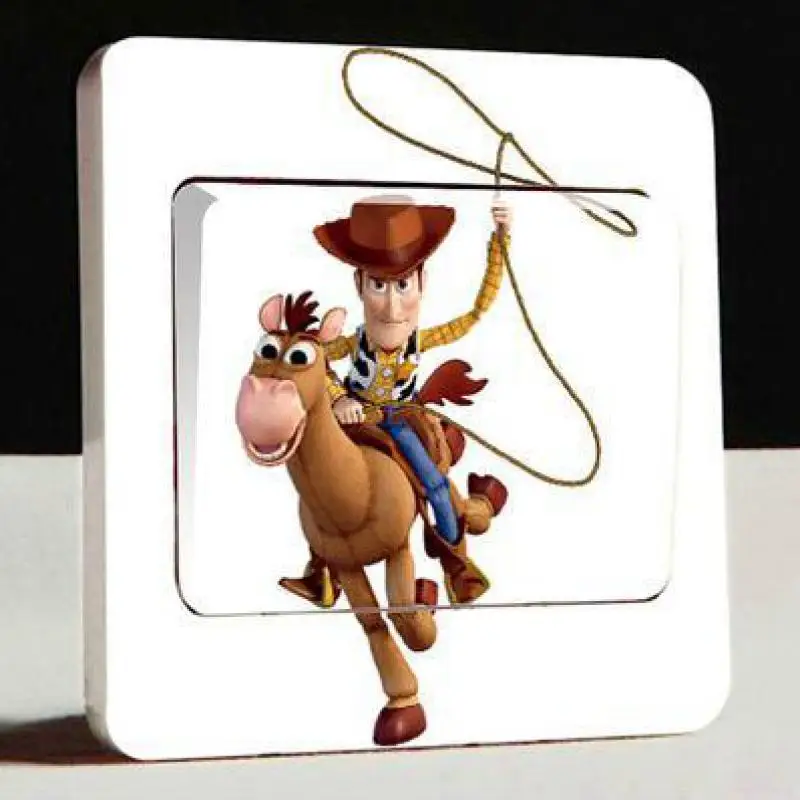 1 шт История Базз Лайтер переключатель наклейки Анахайм-Анахайм dekorasi Nkrumah kartun