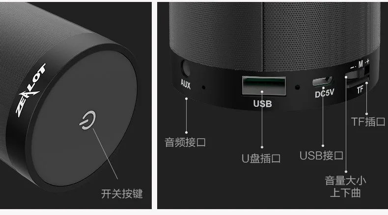 HAOBA Мини Bluetooth Динамик с TF картой MP3 плеер, Портативный Беспроводной Bluetooth Динамик s V4.0 активная музыкальная шкатулка