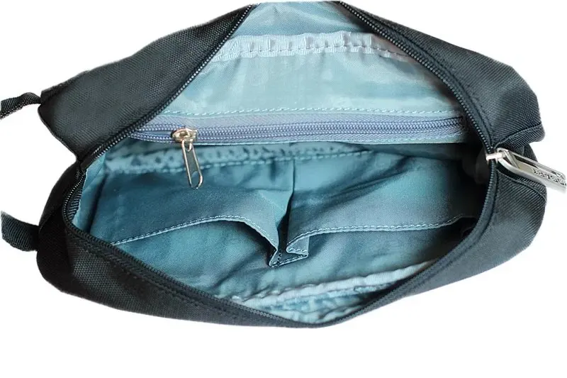 Дизайнерская деловая Мужская черная сумка дорожный органайзер косметичка |