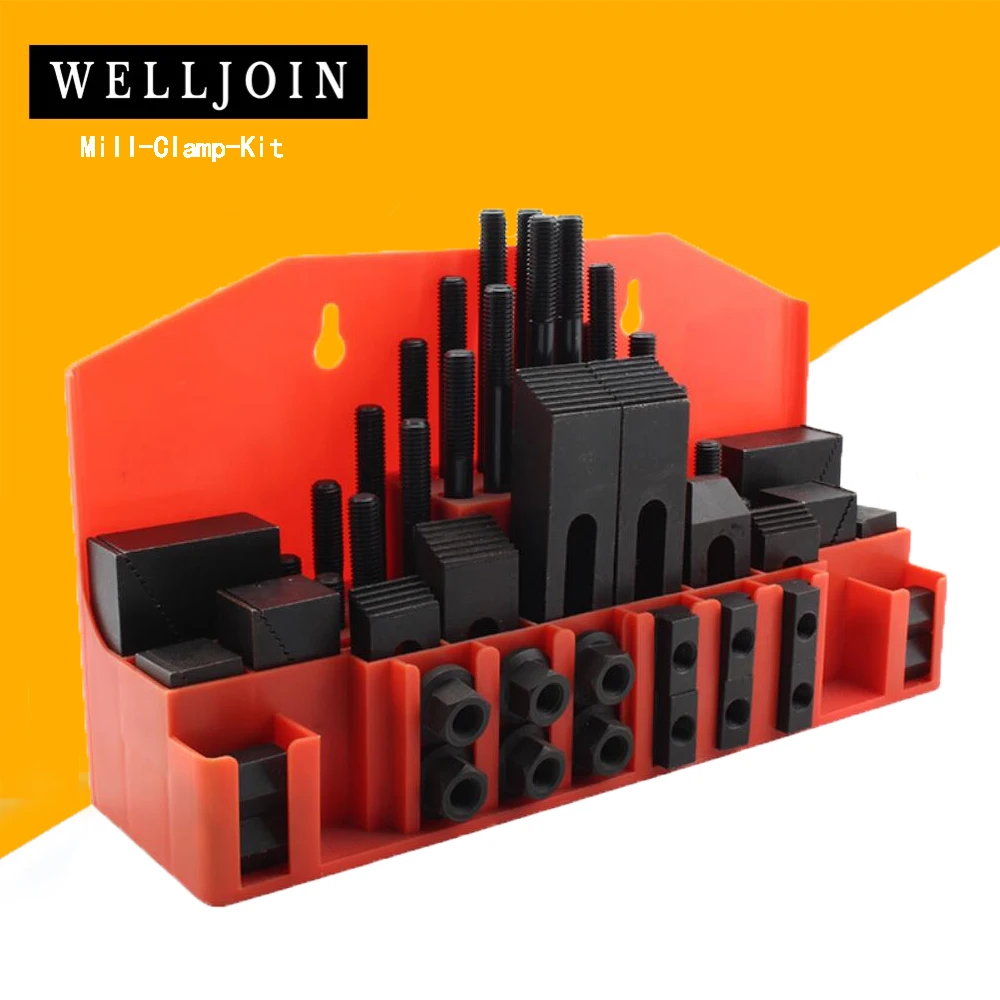 Metex фрезерный станок зажимной набор 58 шт . мельница зажим комплект тиски M12