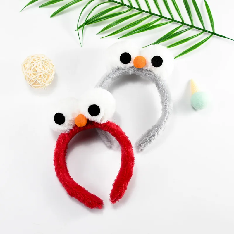 Женский обруч для волос seame Street Elmo креативная повязка из кораллового флиса с