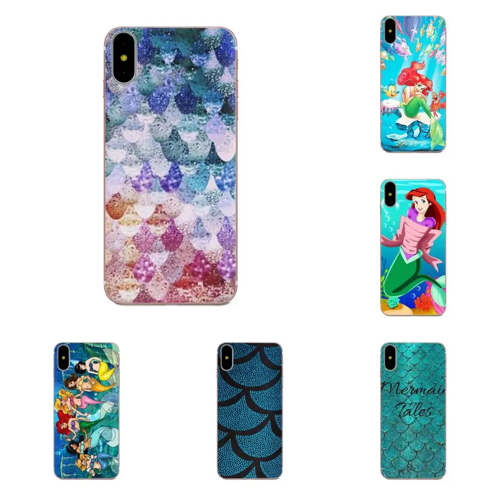 Мандалы русалки весы для Apple iPhone X XS Max XR 4 4S 5 5C 5S SE 6 6S 7 8 Plus Мягкий