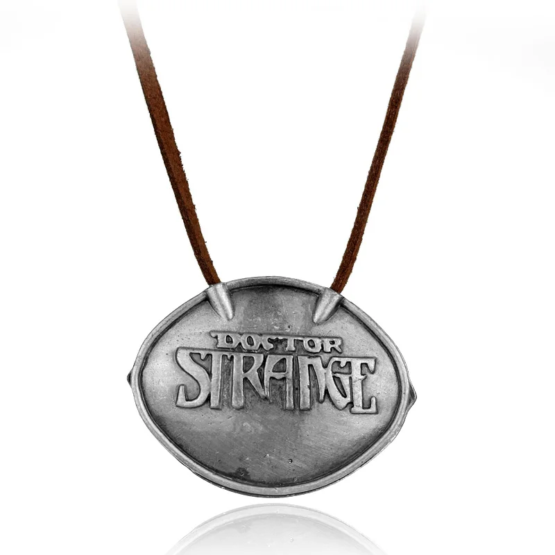 RJ новые фильмы Доктор Стрэндж Брелки Подвески Мститель 3 Dr. Strange Steve Зеленый Кристалл агамотто глаз чокер брелок для мужчин ювелирные изделия - Цвет: N43-3