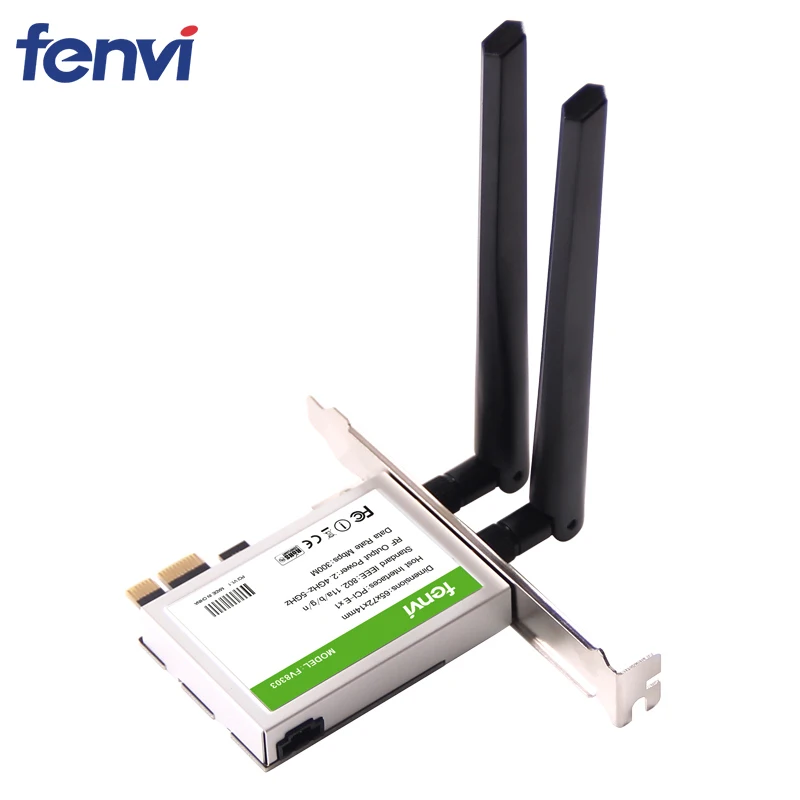 Dual Band 600 Мбит/с Беспроводной PCI Express Вай-Фай адаптер антенны Настольный Wi-Fi PCI-E