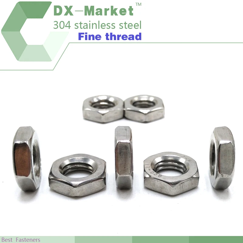 

m14 *1.5p, 30pcs , Hexagon thin nut 439 , 304 stainless steel antirust nuts Fastener manufacturer ,B003