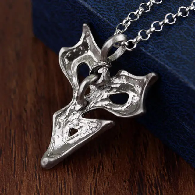 Game Final Fantasy Logo Necklace Hip Hop Vintage Cosplay Lion Heart Chain Pendant Men and Women Jewelry | Украшения и аксессуары