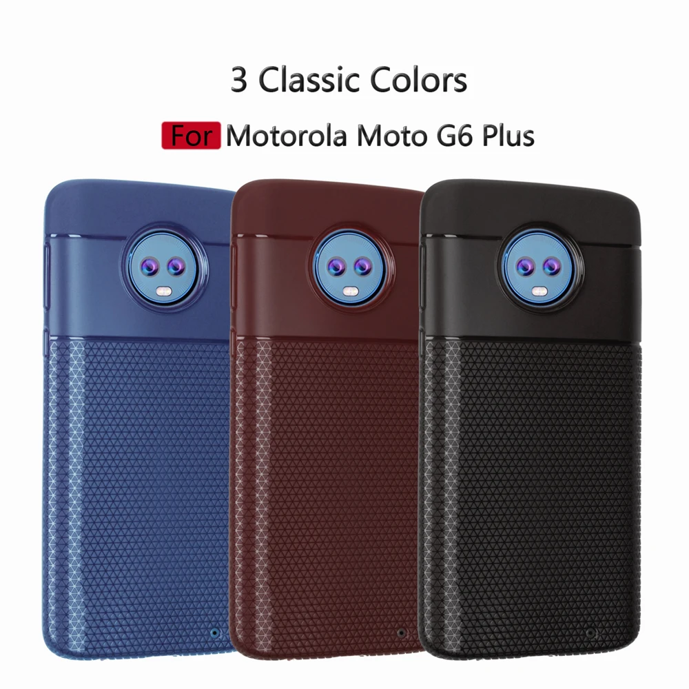 Роскошный мягкий чехол для Moto G6 Plus силиконовый из ТПУ задняя крышка телефона Motorola